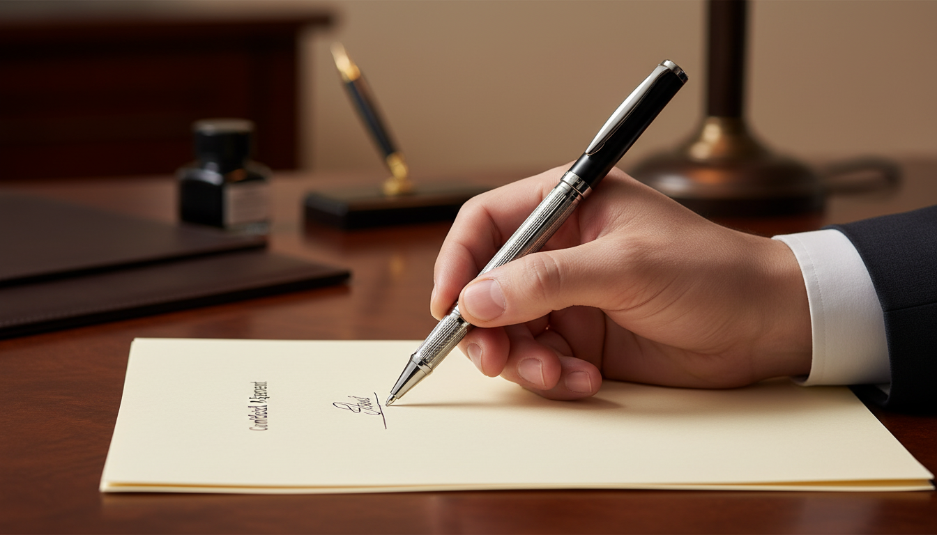 Banhof Pen in Hand Writing